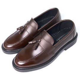 [GIRLS GOOB] Classy Men's Tassle Dress Shoes, Loafers for Men, Formal Shoes Wide Toe - Made in KOREA